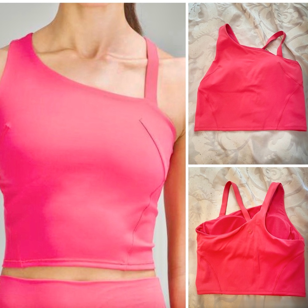 Lululemon Everlux Asymmetrical Tennis Tank Top - Lipgloss - GREAT CONDITION!